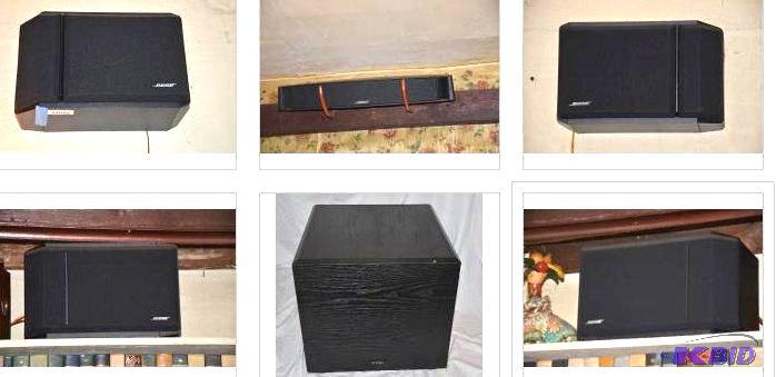 lot 32 image: Speaker system - 4 Bose 201 Series 14, Optimu...