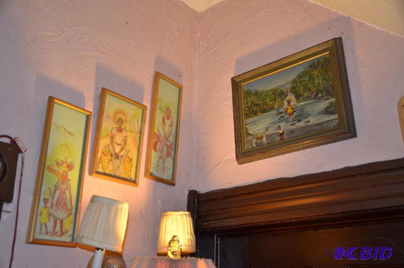 lot 62 image: framed Oil painting 15x12, &quotEvening Pray...