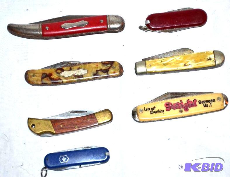 lot 78 image: Vintage jack knife collection...