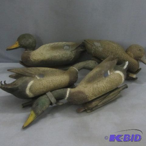 lot 102 image: Mallard Decoys