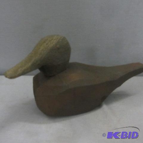 lot 111 image: Hand Carved Wood Decoy