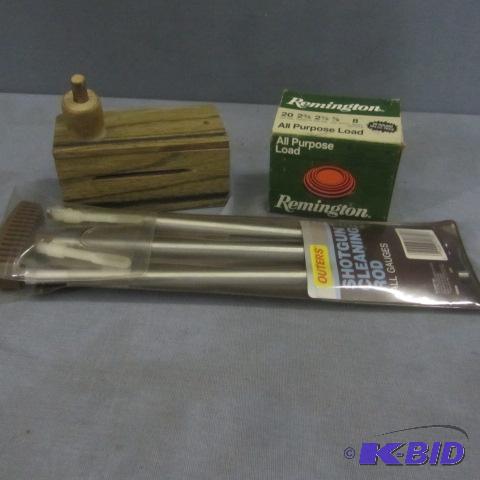 lot 118 image: Gun Cleaning, Turkey Call, 20GA Shells