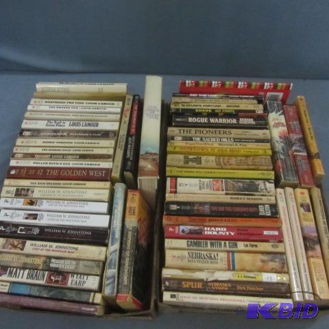 lot 130 image: Western Paperback Books