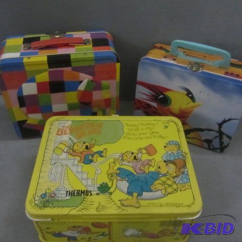 lot 134 image: Metal Lunch Boxes