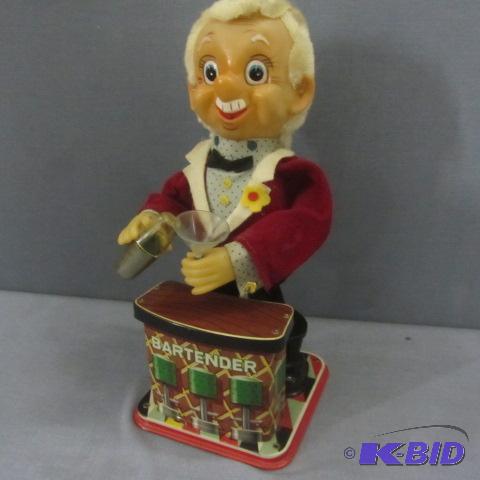 lot 14 image: Vintage Bartender, Battery Operated