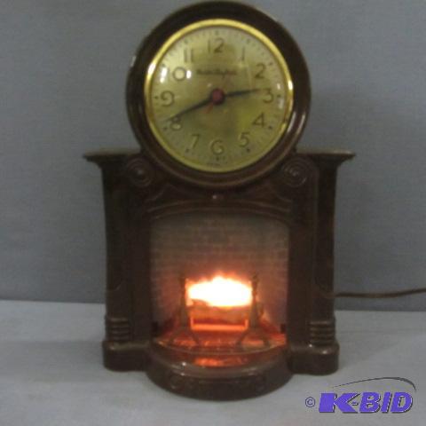 lot 140 image: Master Crafters Fireplace Clock