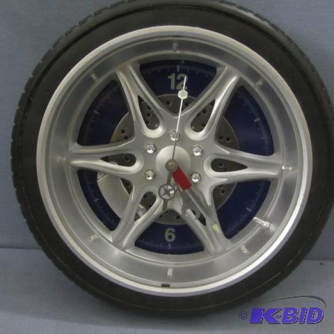 lot 150 image: Tire & Mag Wall Clock
