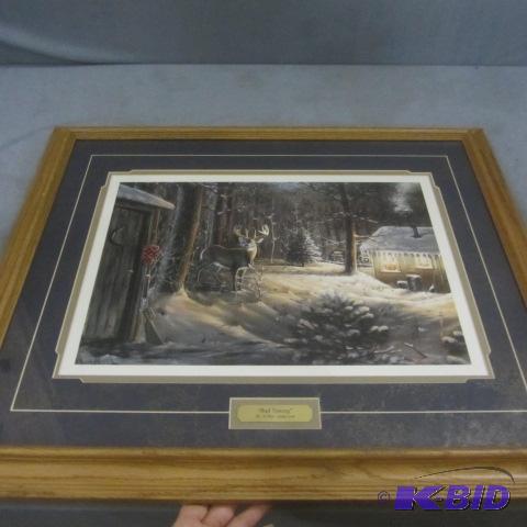 lot 161 image: MN Deer Hunters Print