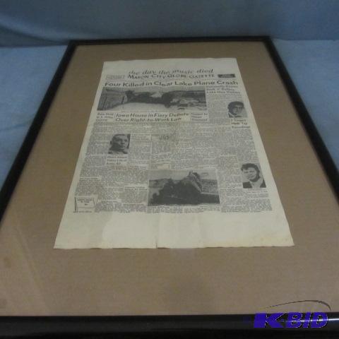 lot 164 image: Night The Music Died Article
