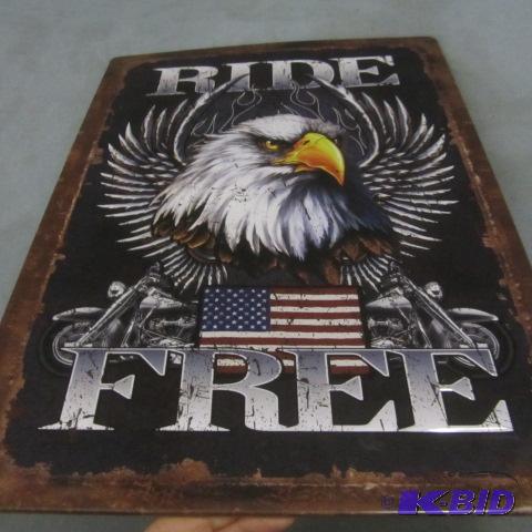 lot 169 image: Harley Ride Free Sign