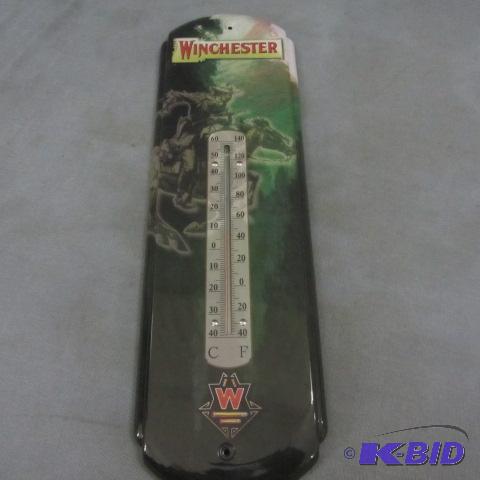 lot 180 image: Winchester Thermometer Pony Express
