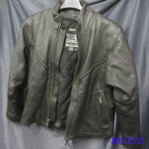 lot 209 image: Leather Biker Jacket