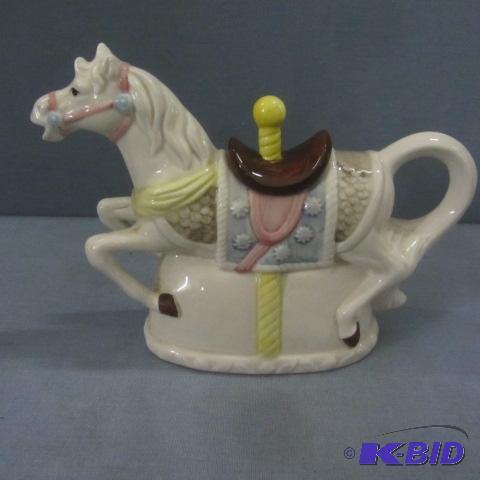lot 24 image: Carousel Horse Teapot