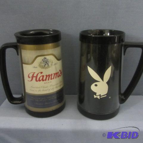 lot 33 image: Hamms, Playboy Mugs