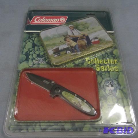 lot 97 image: Coleman Collector Knife, Tin