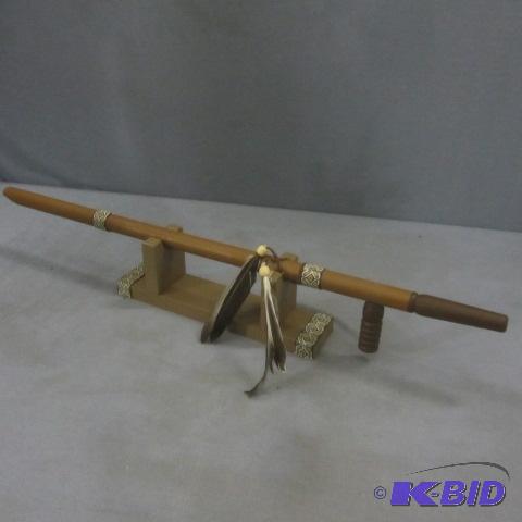 lot 99 image: Ceremonial Peace Pipe Replica