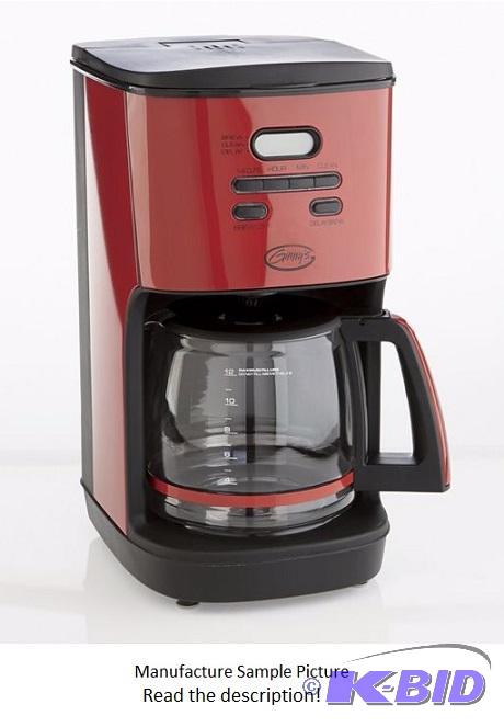 Ginnys Brand 12 cup Coffeemaker - Red - Alway...