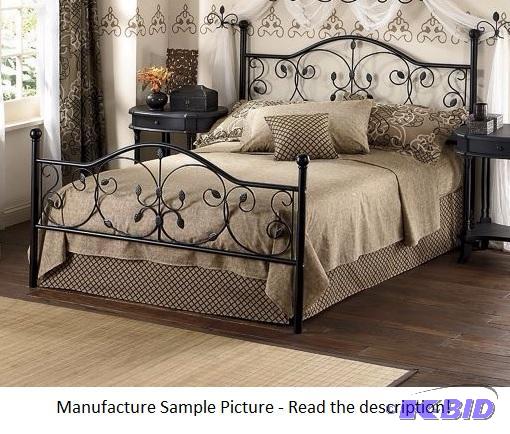 Metal Leaf Bed King Exclusive - Bring romance...