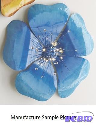 Lighted Wall Flower - Blueberry -&nbspEven t...