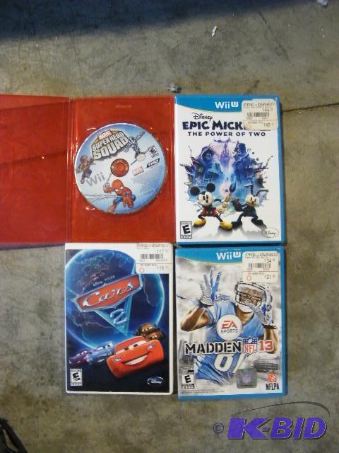 Four Game Lot - There are two Nintendo Wii U ...