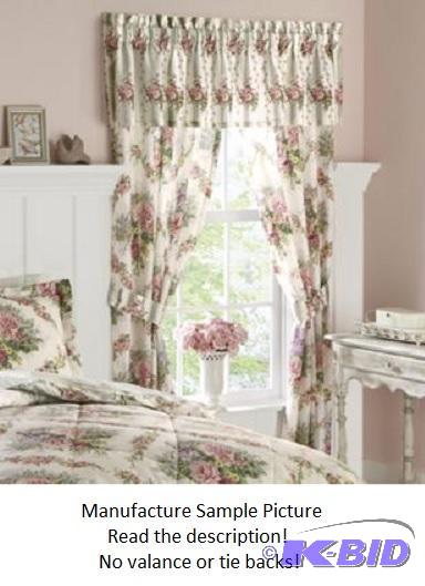 Cottage Rose Curtain Panel Pair -&nbspThese ...
