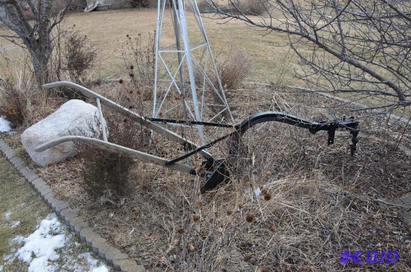 lot 152 image: Antique one bottom horse drawn plow It may be...