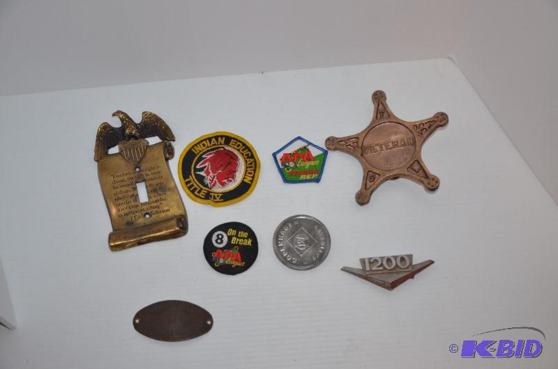 lot 161 image: McCormick Deering brass implement tag, other ...