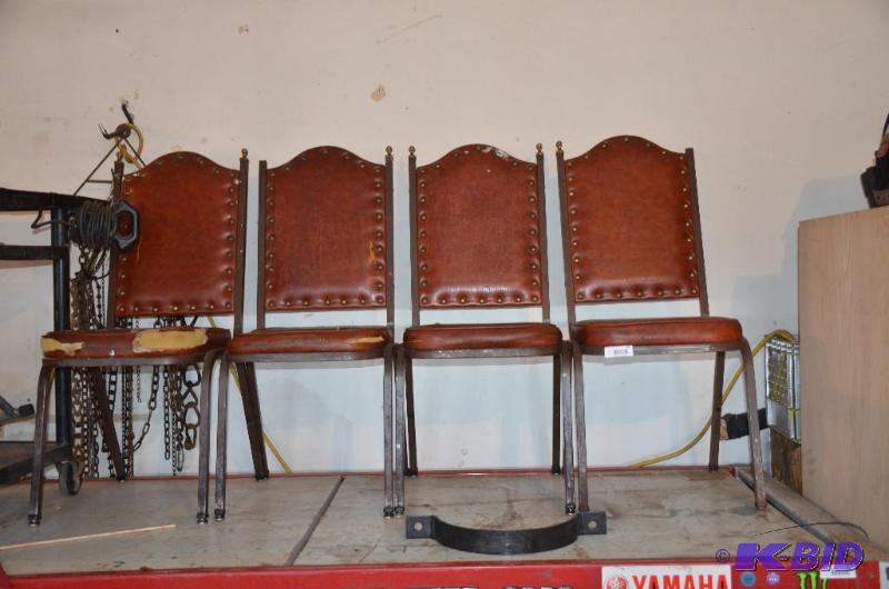 lot 207 image: 4 vintage Falcon chairs...