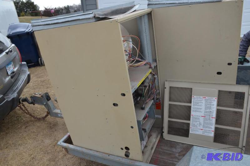 lot 242 image: 3 gas forced air furnaces - 1 Goodman GDT0a90...