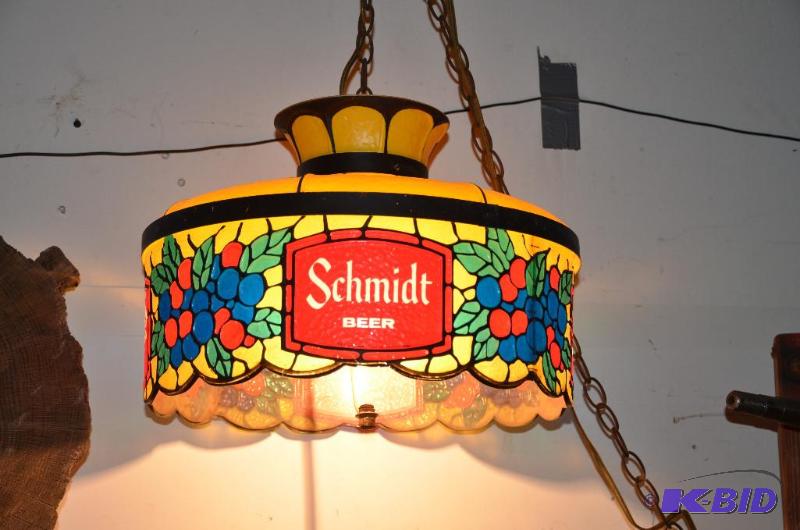 lot 248 image: Schmidt Beer light 17" in diameter...