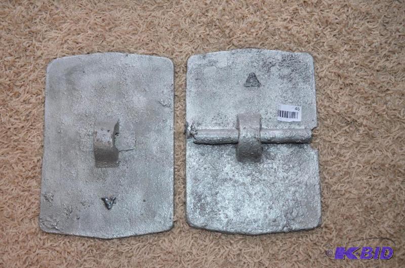 lot 46 image: 2 pieces of iron from the old Minneapolis Pil...
