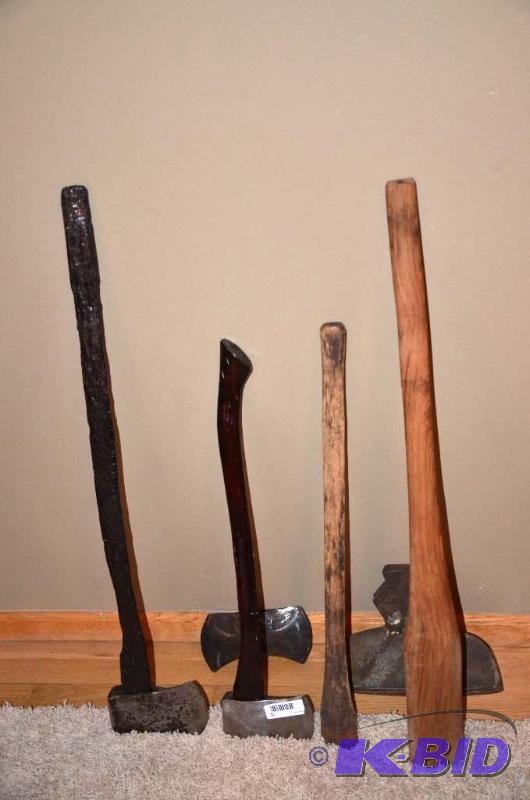 lot 72 image: Vintage axes...
