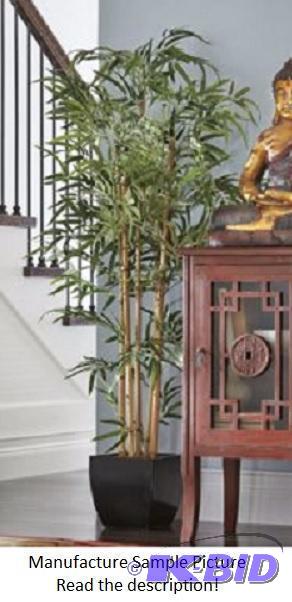 Bamboo Tree with Metal Planter - Bring serene...