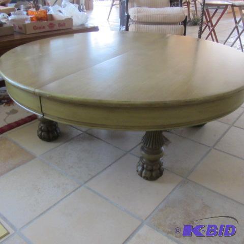 Antique Round Oak Table
