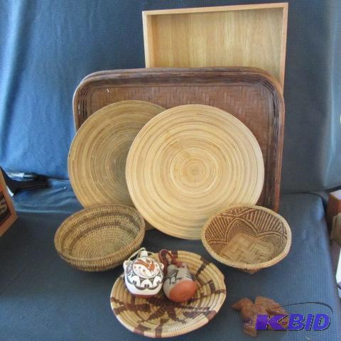 Trays, Bowls, Baskets, Jugs