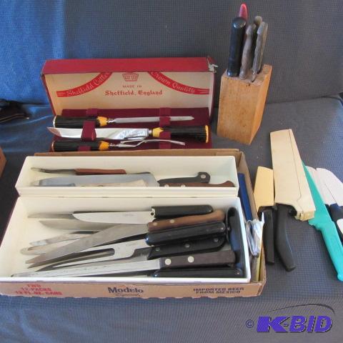 Vintage Carving Set, Knives
