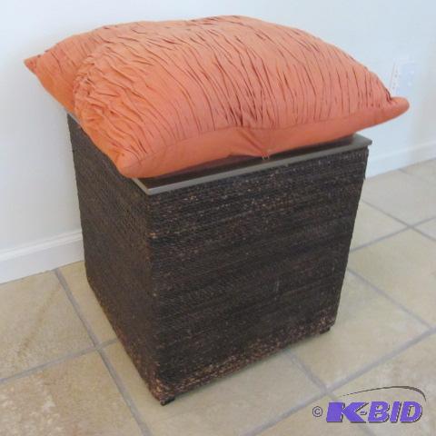 Wicker Bench