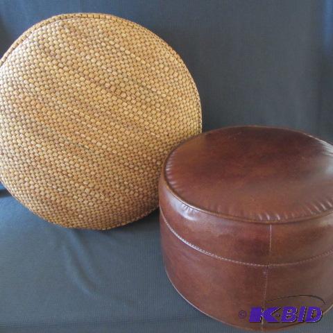 Woven Pillow, Hassock