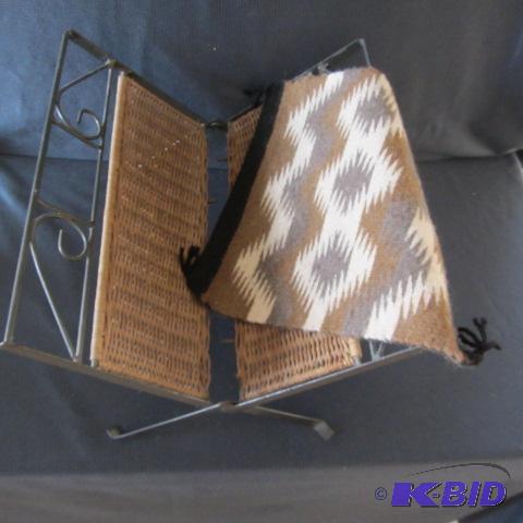 Magazine Stand, Wool Mat