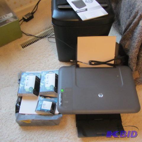HP Printer, Paper Shredder