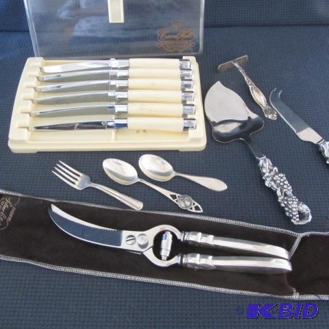 Vintage Knife Set, Cheese Servers