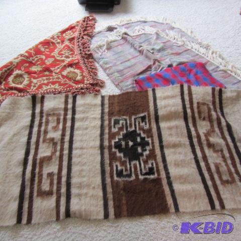 Wool Poncho, Weaving, Table Linens