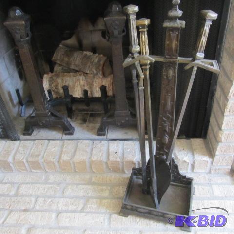 Andirons, Fireplace Set