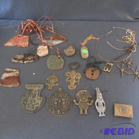 Jewelry Parts, Metal, Fossils