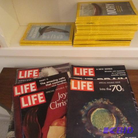 National Geographics, Life Magazines