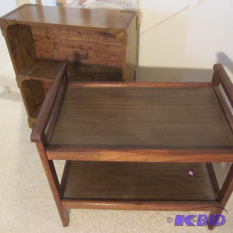 Bookshelf & Cart