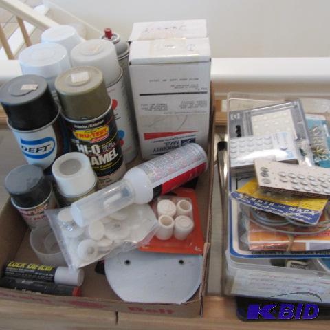 Spray Finishes, Tacks, Hooks, Wire