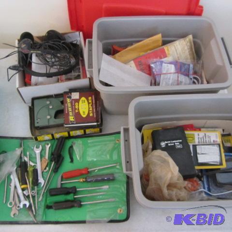 Stapler, Riveter, Glue Gun, Wrenches