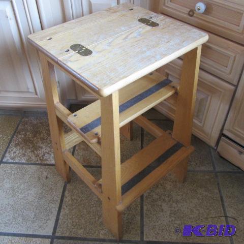 Folding Wood Step Stool