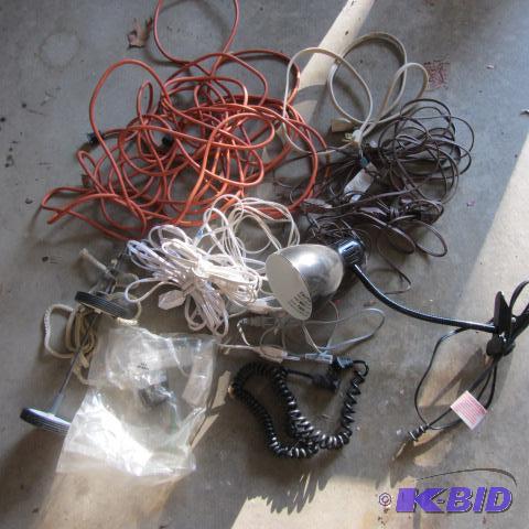 Clamp-on Light, Power Cords